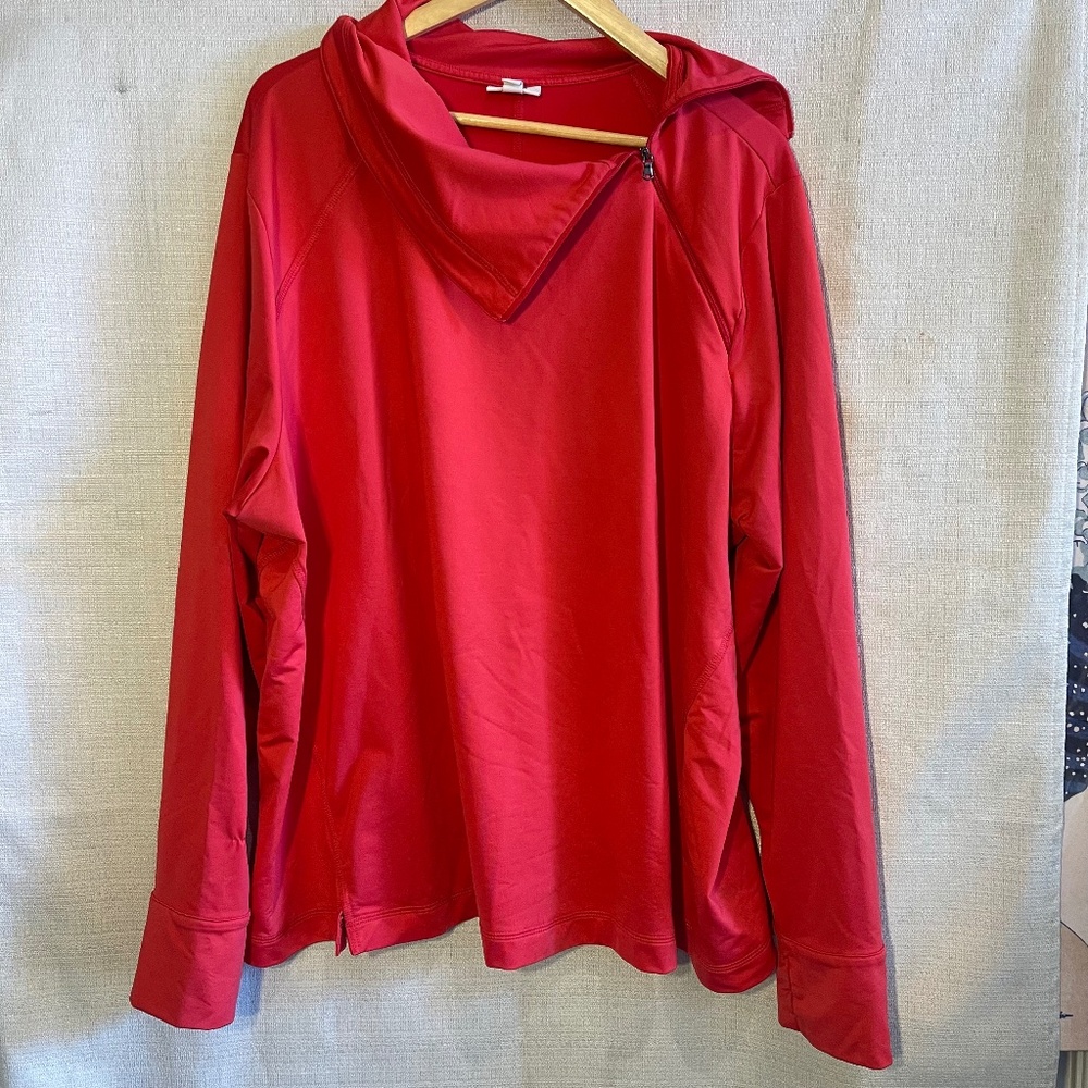 J.Jill fit long sleeve sweater in red